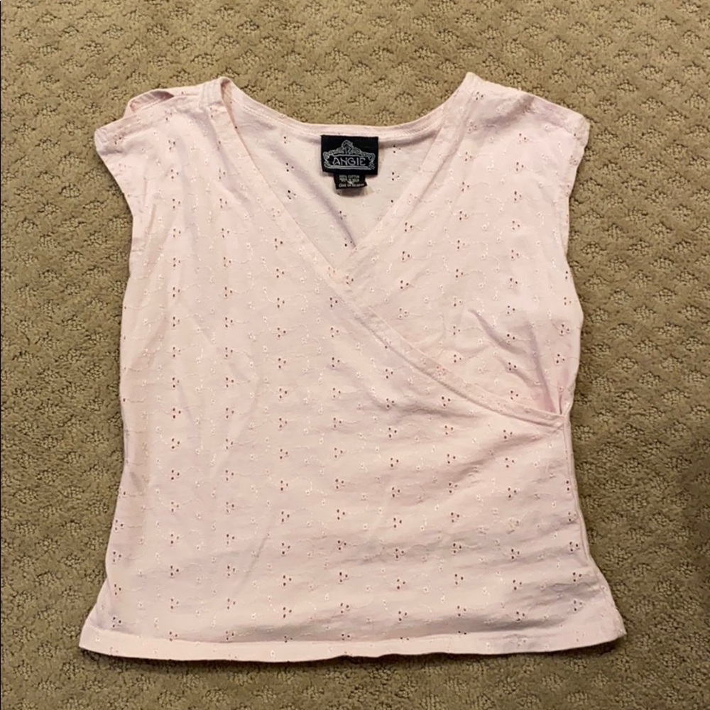 Light Pink Detailed Top